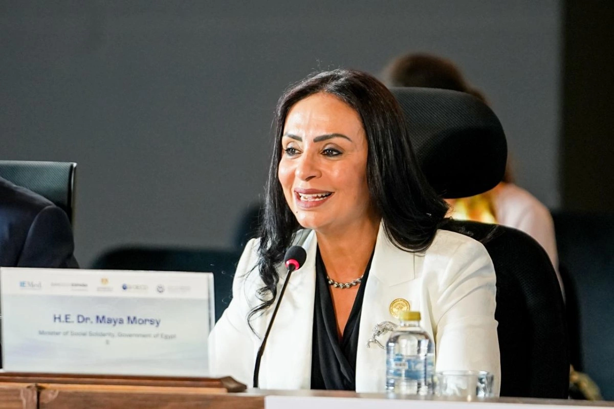 مايا مرسي وزيرة التضامن1