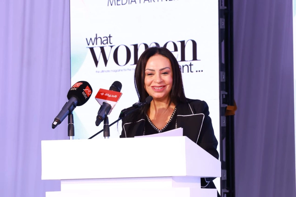 وزيرة التضامن فى افتتاح مستشفى اهل مصر