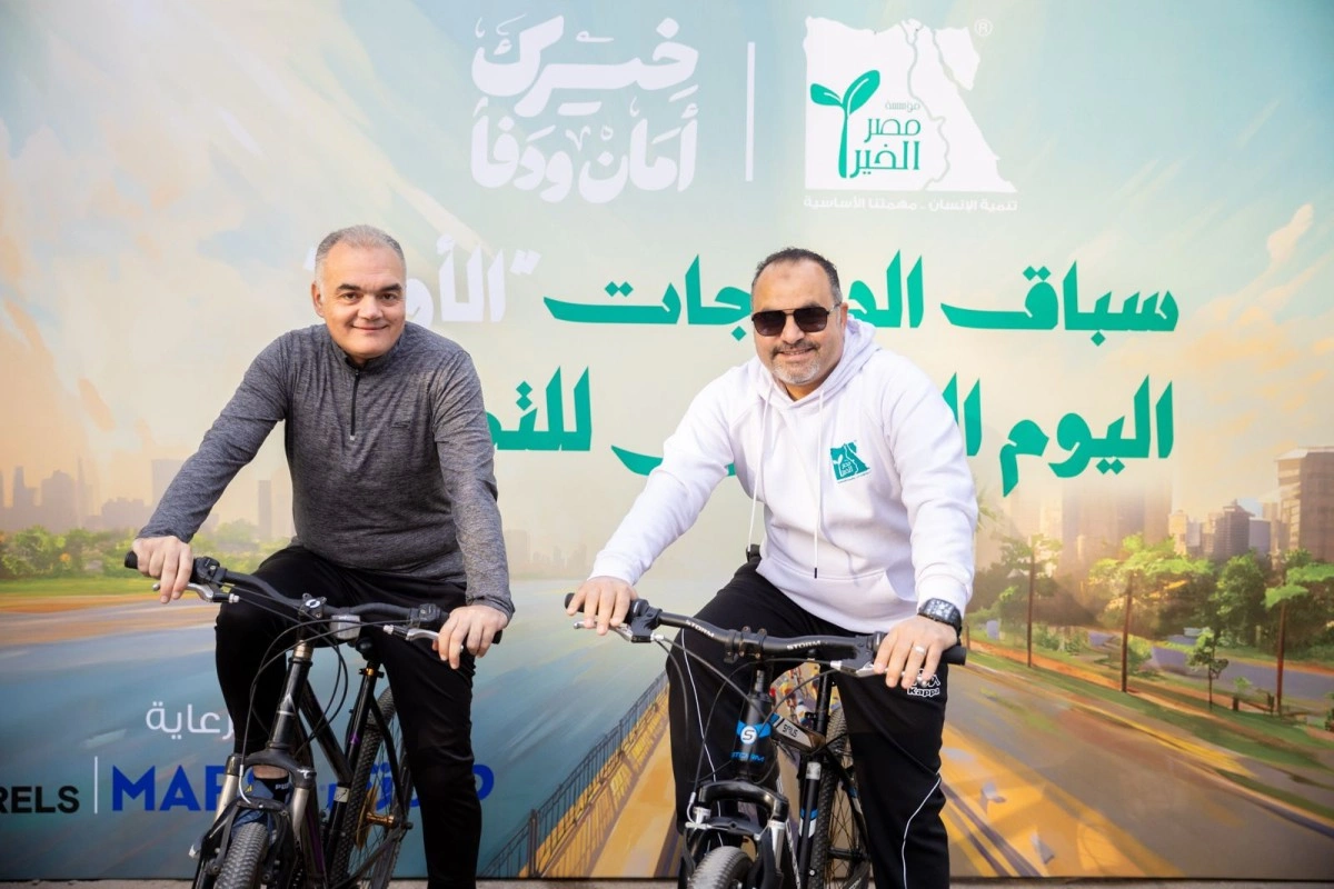 مصر الخير تنظم ماراثون للدراجات 1