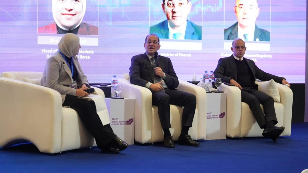 وزير المالية فى القمة التاسعة لأسواق المال