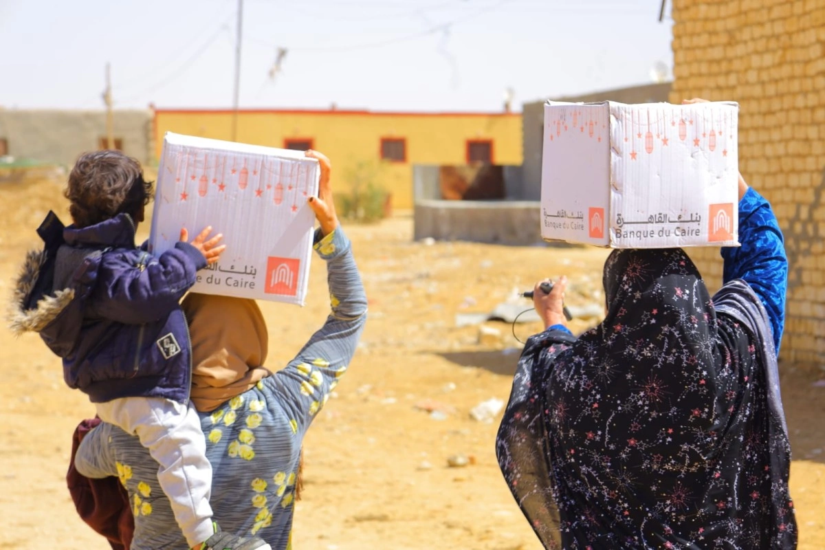 قافلة الخير من بنك القاهرة2