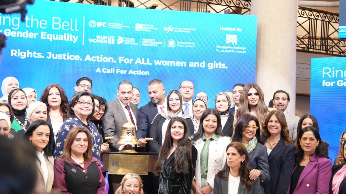 فعاليات قرع جرس البورصة احتفالًا بيوم المرأة العالمي