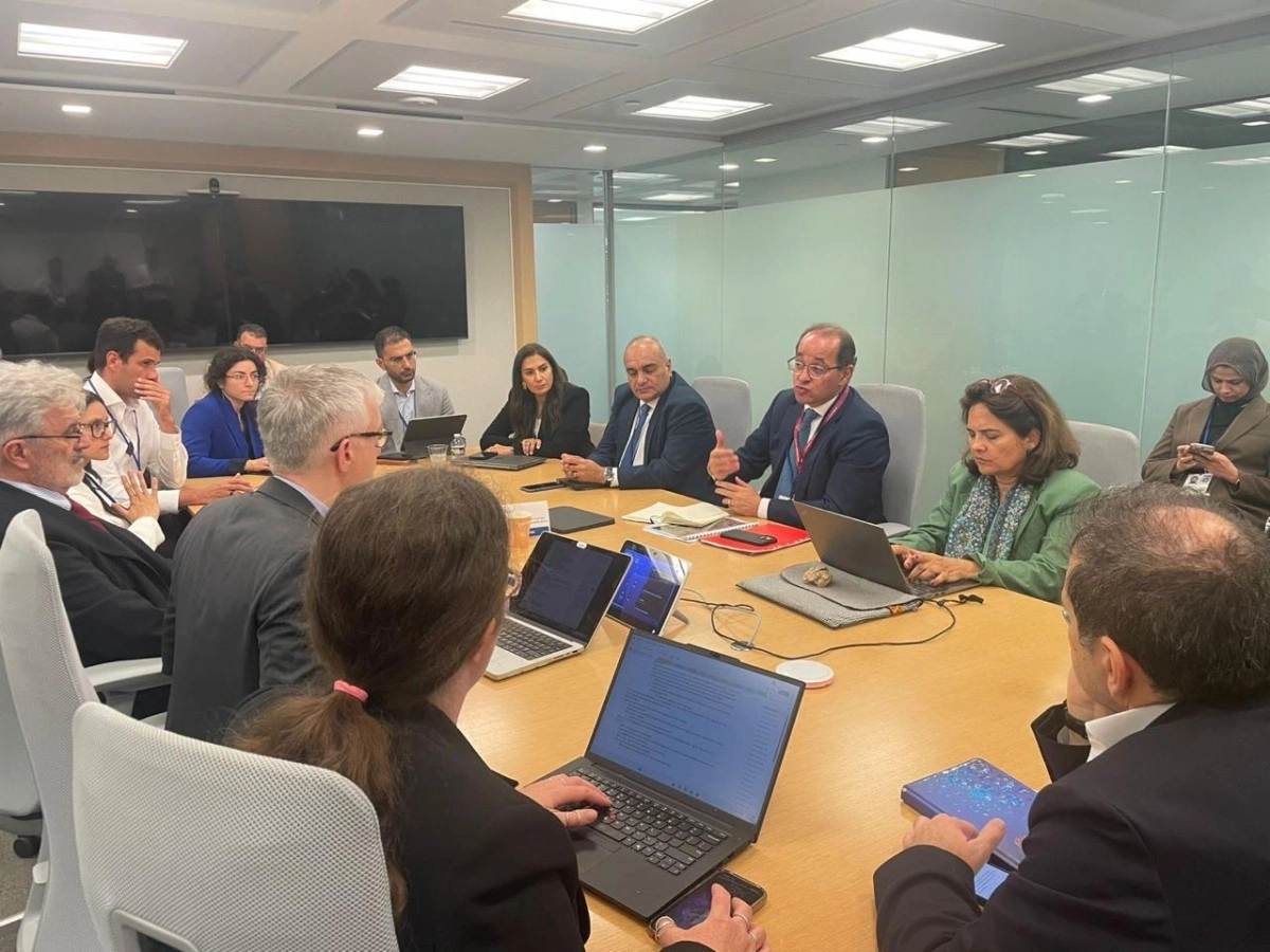 وزير المالية فى لقائه مع مستثمرين نظمه بنك أوف أمريكا